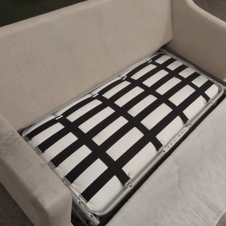 QUALITY DESIGNER 3 SEATER UPHOLSTERED SOFA BED