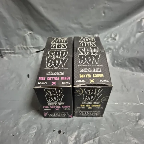 APPROXIMATELY 12 SAD BOY E-LIQUID MULTIPACKS