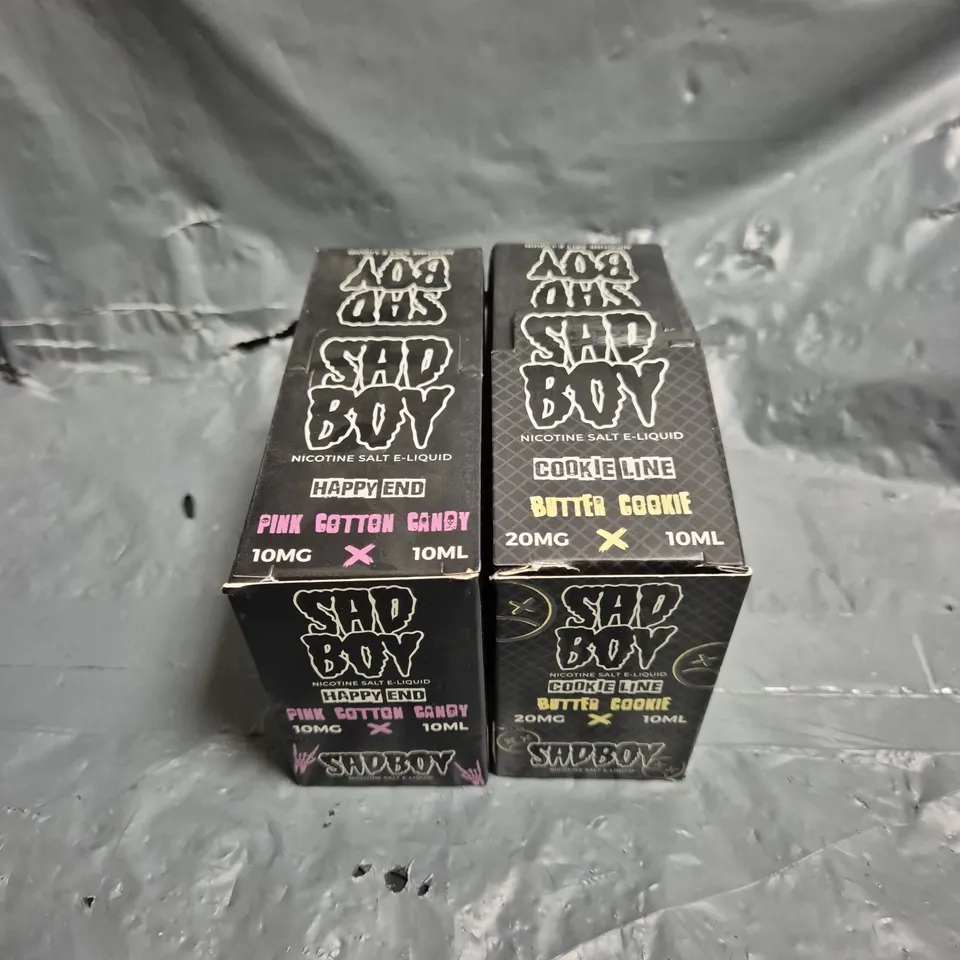 APPROXIMATELY 12 SAD BOY E-LIQUID MULTIPACKS