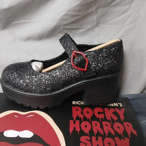 RICHARD O'BRIEN'S ROCKY HORROR SHOW X KOI TIRA GLITTER MARY JANES – UK4, 'COLUMBIA SOLO EDITION'