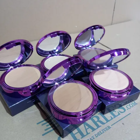 LOT OF 5 X TARTE COSMETICS SHAPE TAPE PRESSED POWDER FOUNDATION (MEDIUM NEUTRAL, LIGHT-MEDIUM SAND, TAN-DEEP NEUTRAL, MEDIUM-TAN HONEY, MAHOGANY)