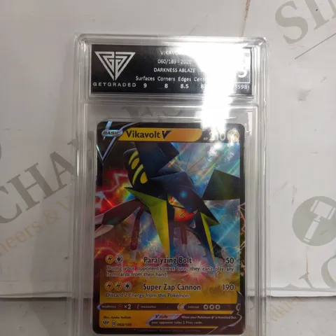 GET GRADED VIKAVOLT V DARKNESS ABLE NEAR MINT 8.5