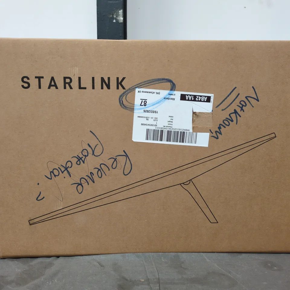 STARLINK STANDARD SATELLITE ANTENNA & WIFI ROUTER KIT 