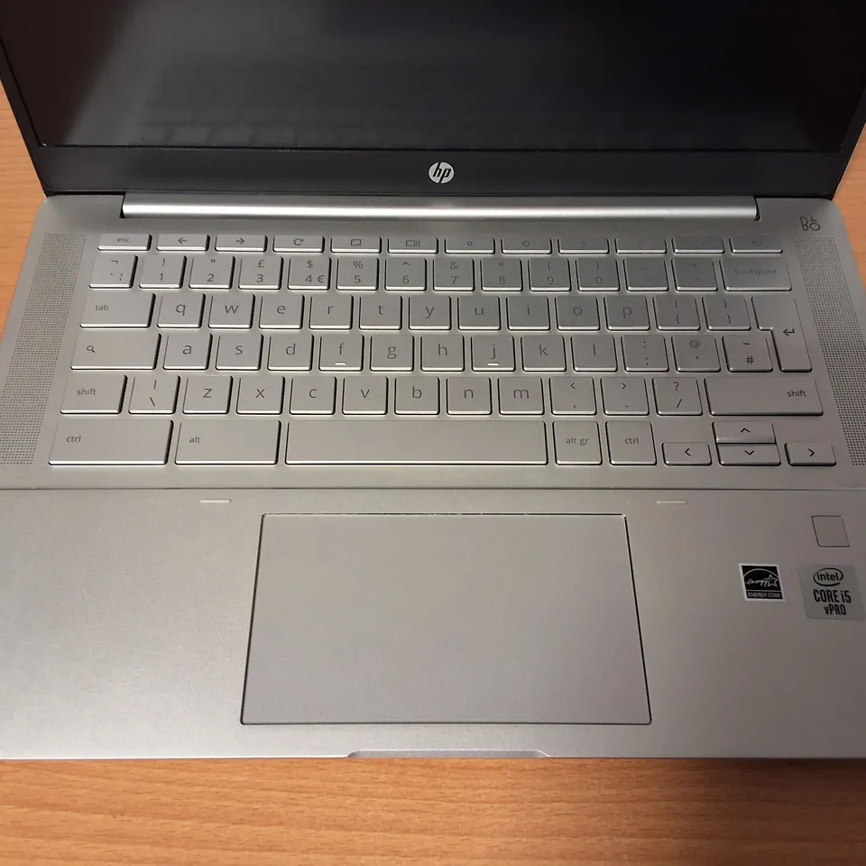 UNBOXED HP PRO C640 CHROMEBOOK INTEL CORE I5 VPRO LAPTOP IN SILVER