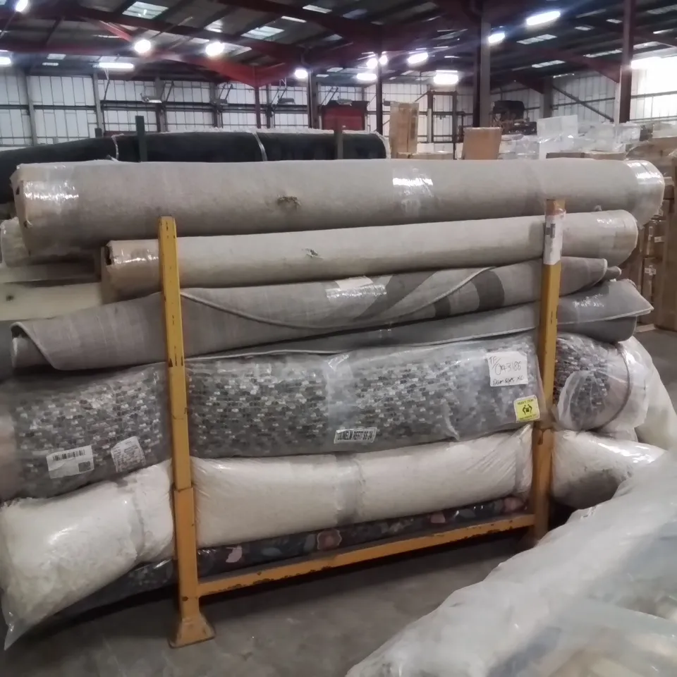 STILLAGE OF APPROXIMATELY QUALITY 25 DESIGNER RUGS