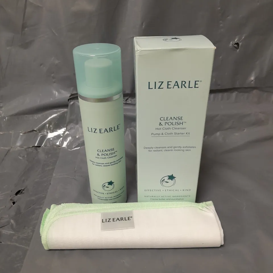 LIZ EARLE CLEANSE & POLISH HOT CLOTH CLEANSER STARTER KIT 100ML