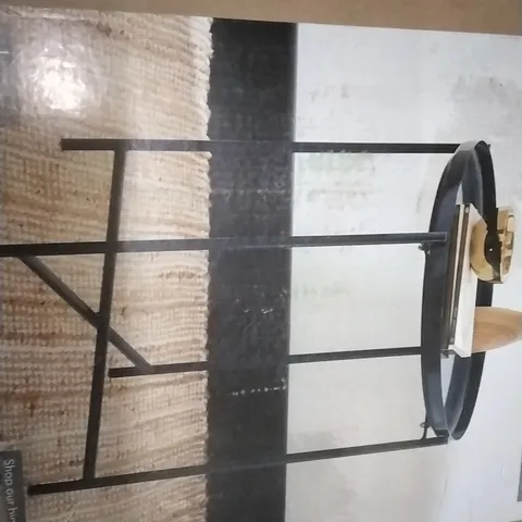 BOXED LENNY SIDE TABLE PEACOCK