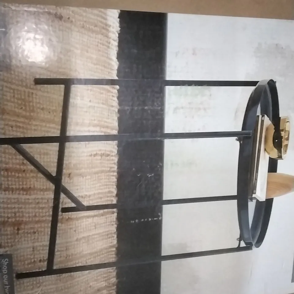 BOXED LENNY SIDE TABLE PEACOCK