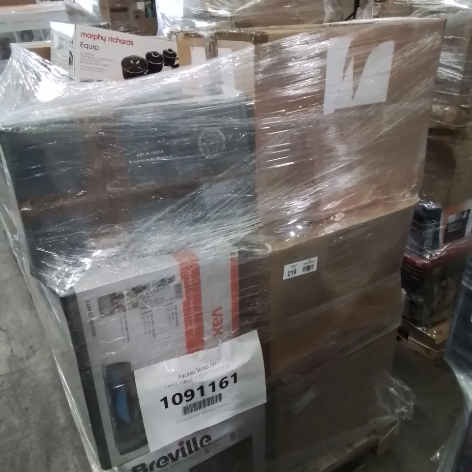 PALLET OF APPROXIMATELY 27 UNPROCESSED RAW RETURN HOUSEHOLD AND ELECTRICAL GOODS TO INCLUDE;