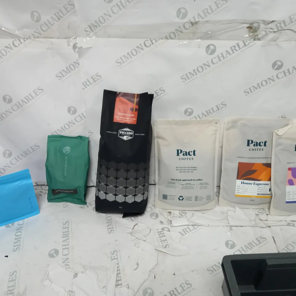 6 HEALTH ASSOCIATED GOODS TO INCLUDE PACT COFFEE, VOLCANO FIREHOUSE BLEND, AND DISCOVERY ETC.