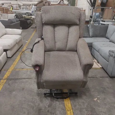 DESIGNER UPHOLSTERED ELECTRIC RECLINER ARMCHAIR