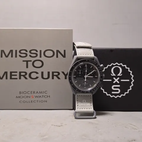 BOXED OMEGA X SWATCH MOONSWATCH MISSION TO MERCURY 