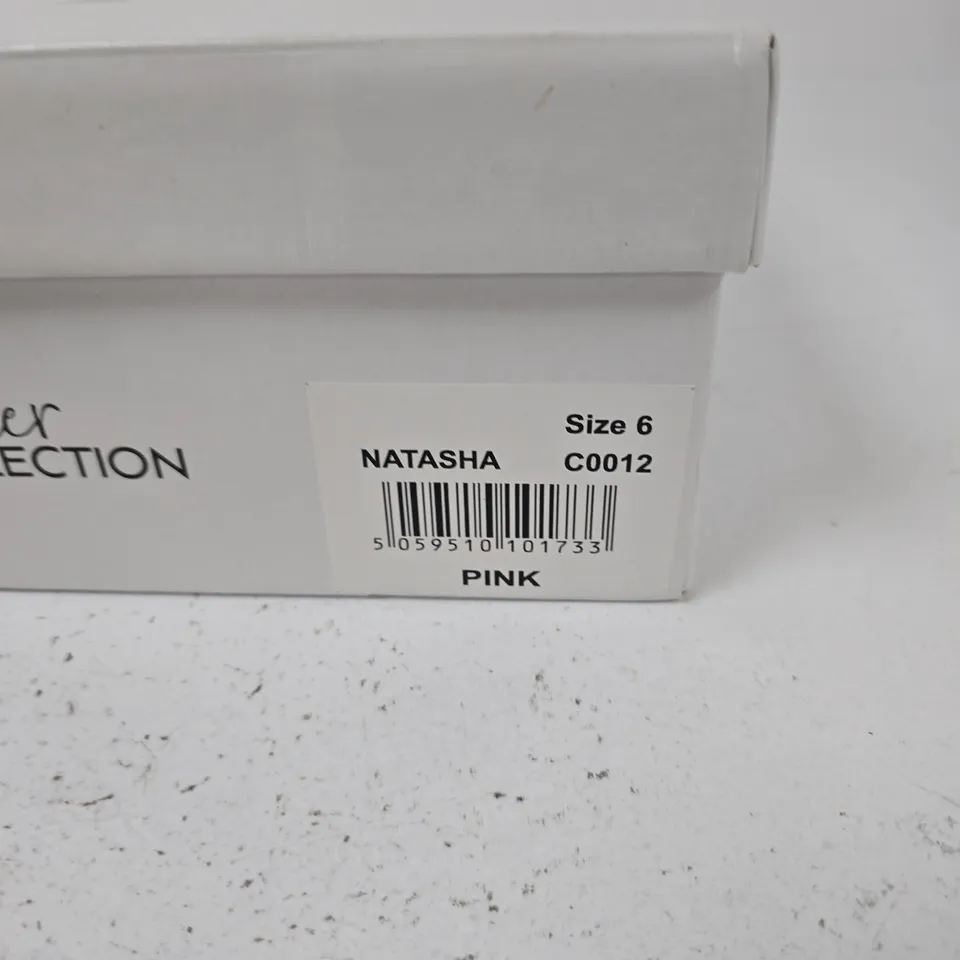 LEATHER COLLECTION NATASHA PINK SANDALS – UK SIZE 6