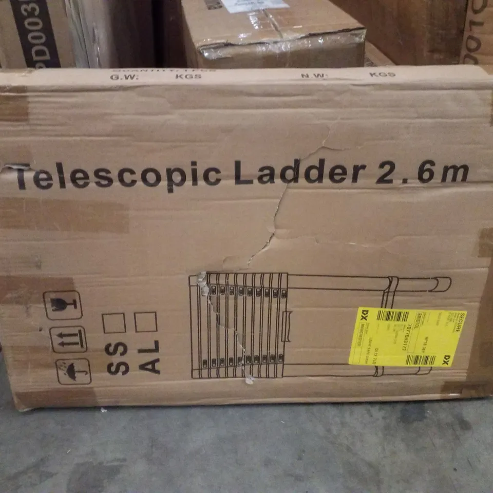 BOXEC 2.6M TELESCOPIC LADDER