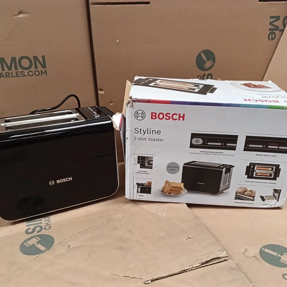 COMPACT TOASTER STYLINE BLACK TAT8613NGB