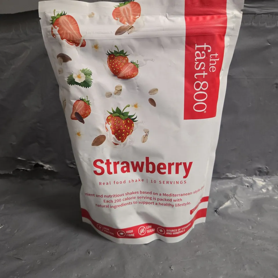 SEALED THE FAST 800 STRAWBERRY NUTRITION SHAKE 10 SERVINGS