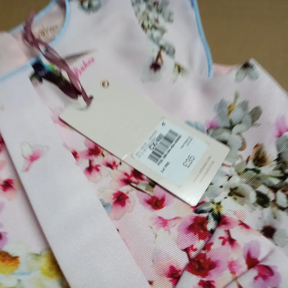 TED BAKER FLORAL DRESS - 3-4 YEARS