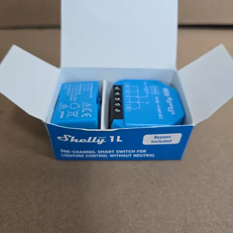 SHELLY 1L ONE-CHANNEL SMART SWITCH FOR LIGHTING CONTROL 