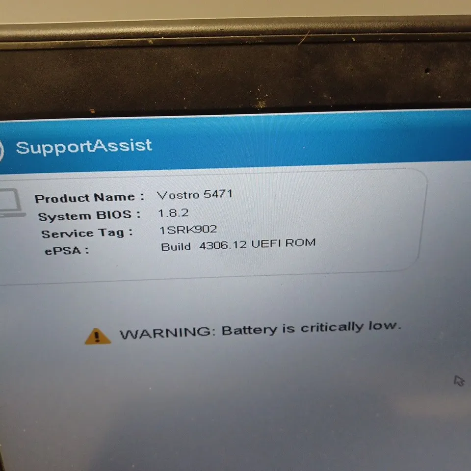 UNBOXED DELL P88G LAPTOP INTEL I-5 8250V 16GB RAM 256GB SSD