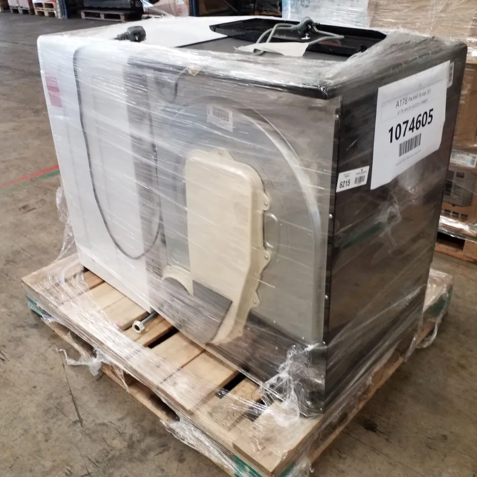 CANDY SMART PRO HEAT PUMP TUMBLE DRYER BLACK AND HOOVER H-WASH 300 H3WS69TAMCE FREESTANDING WASHING MACHINE - UNPROCESSED RAW RETURNS