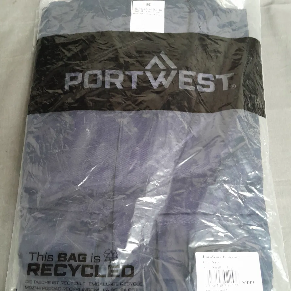 PORTWEST EUROWORK BOILERSUI IN NAVY - SMALL