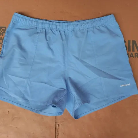 REEBOK SHORTS IN BLUE SIZE 12
