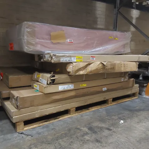 PALLET CONTAINING A LARGE ASSORTMENT OF FURNITURE PARTS ECT