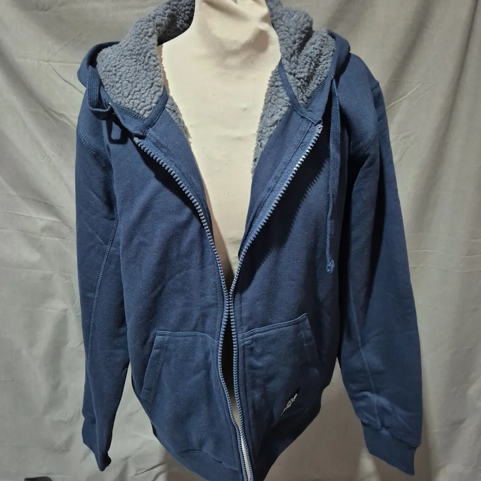 ISLAND TRADING HOODED JACKET IN NAVY SIZE M