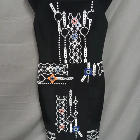 PETER PILOTTO SLEEVELESS MIDAXI DRESS - UK 10