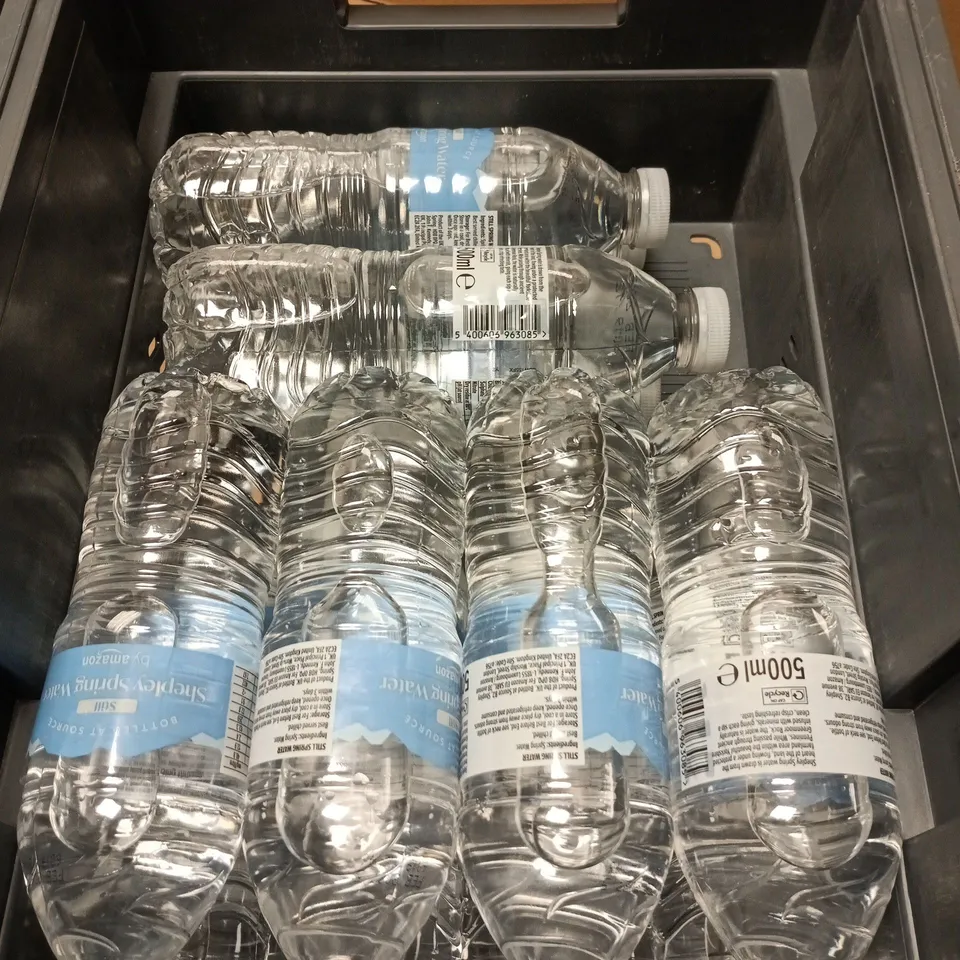APPROXIMATELY 12 BOTTLES OF SHEPLEY STILL SPRING WATER 500ML 