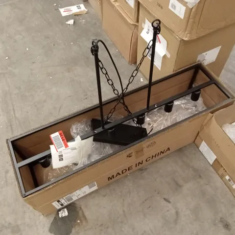 BOXED BILLAL 6-LIGHT KITCHEN ISLAND RECTANGLE PENDANT