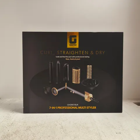 GEEPAS 7-IN-1 PROFESSIONAL MULTI STYLER – CURL, STRAIGHTEN & DRY