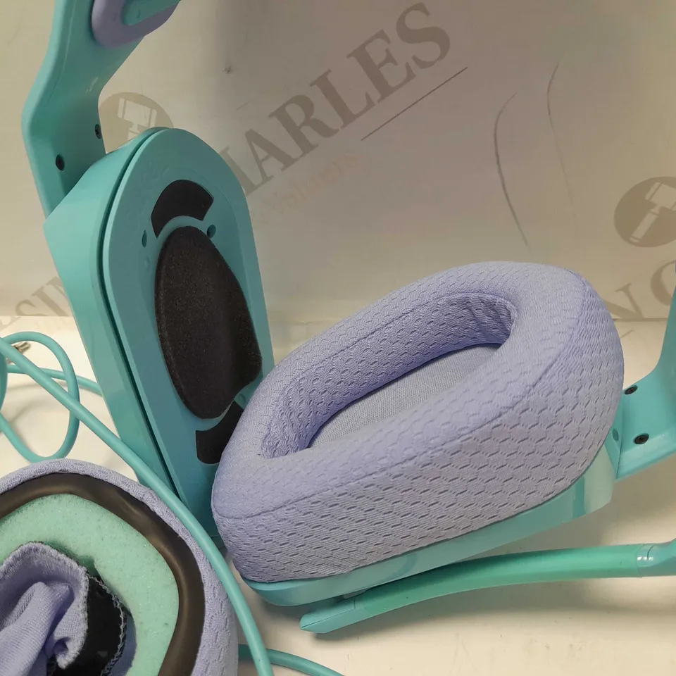 LOGITECH HEADSET IN AQUA COLOUR