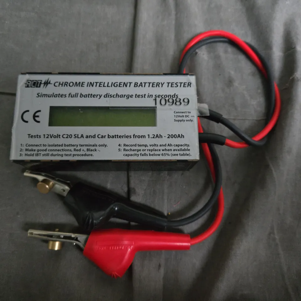 CHROME INTELLIGENT BATTERY TESTER 