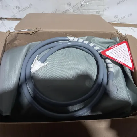 BOXED MANGAR BATHING CUSHION AND AIR COMPRESSOR 