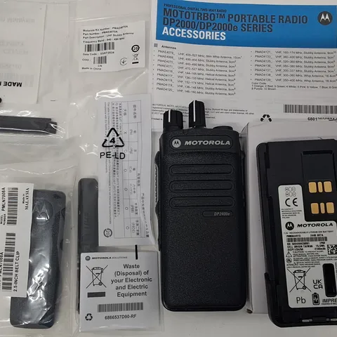 MOTOROLA DP2400E DIGITAL TWO WAY RADIO