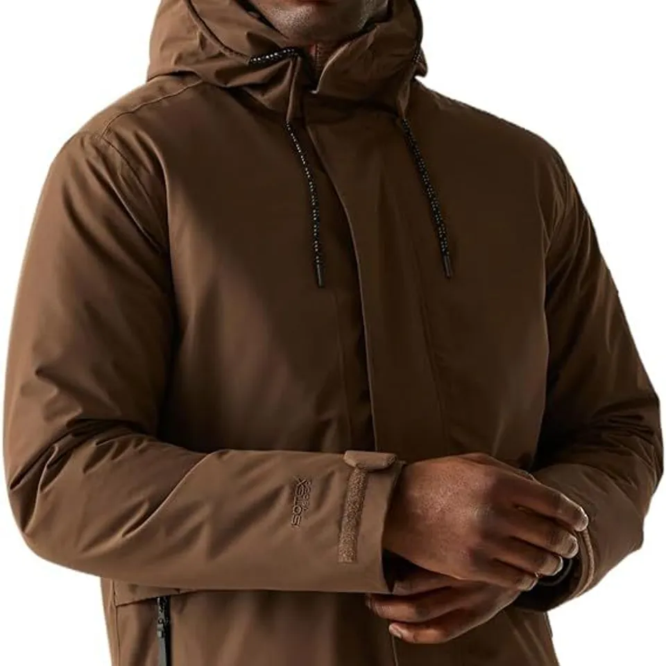 BRAND NEW REGATTA MENS STERLINGS JACKET IN FUDGE - MEDIUM