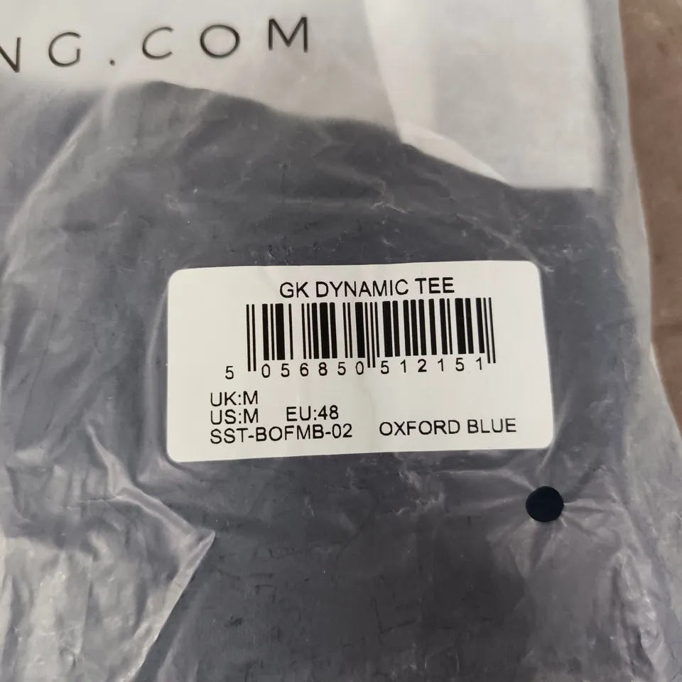 GYM KING GK DYNAMIC TEE – OXFORD BLUE, UK M