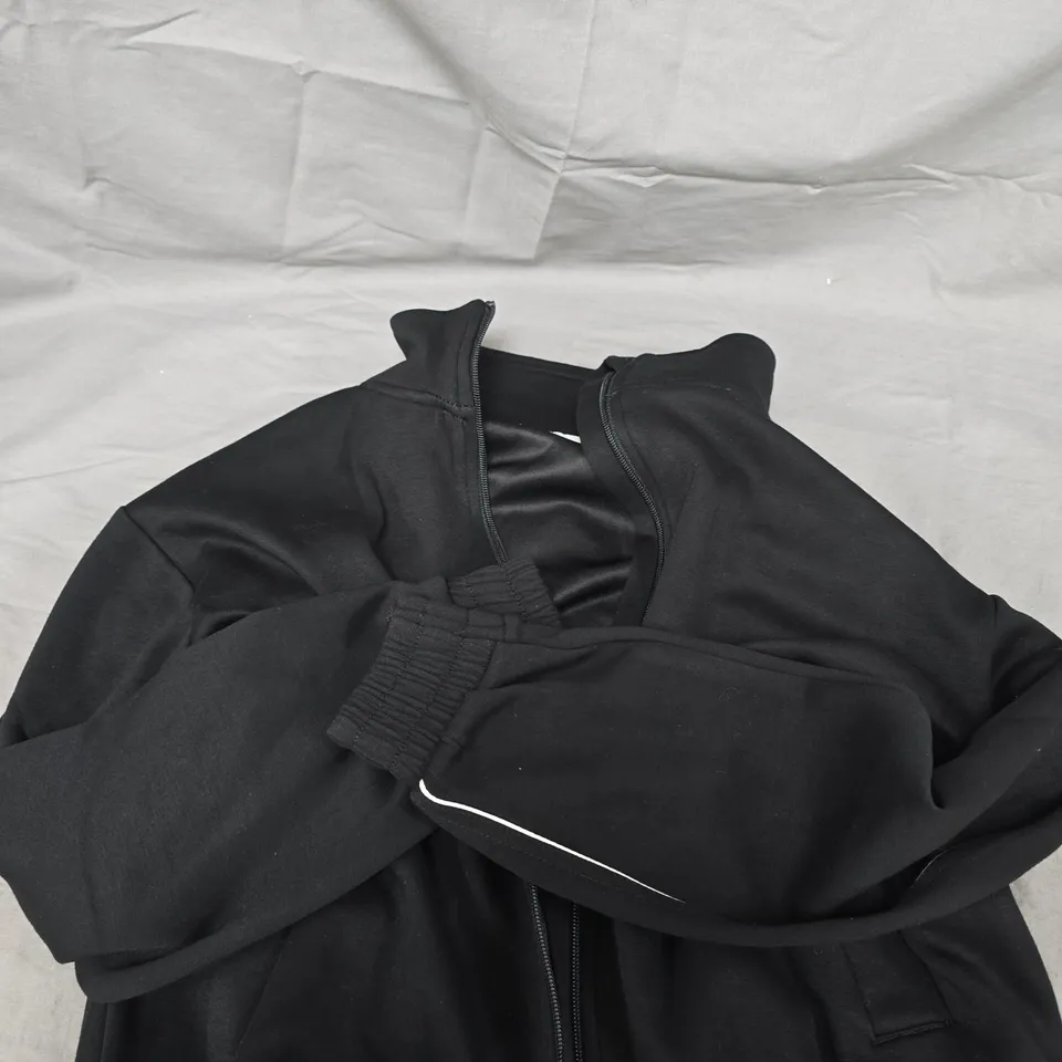 DENIM & CO ACTIVE SIDE STRIPE JACKET - S