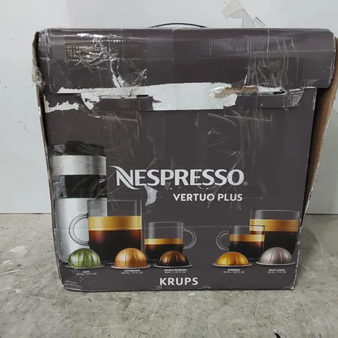 BOXED NESPRESSO VERTUO PLUS COFFEE MACHINE (1 BOX)