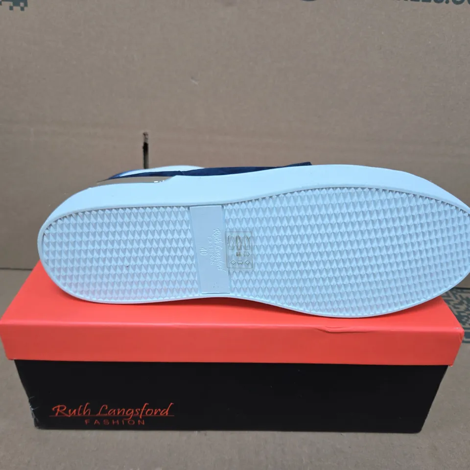 RUTH LANGSFORD LEATHER LUXE 2.0 TRAINER SIZE 7