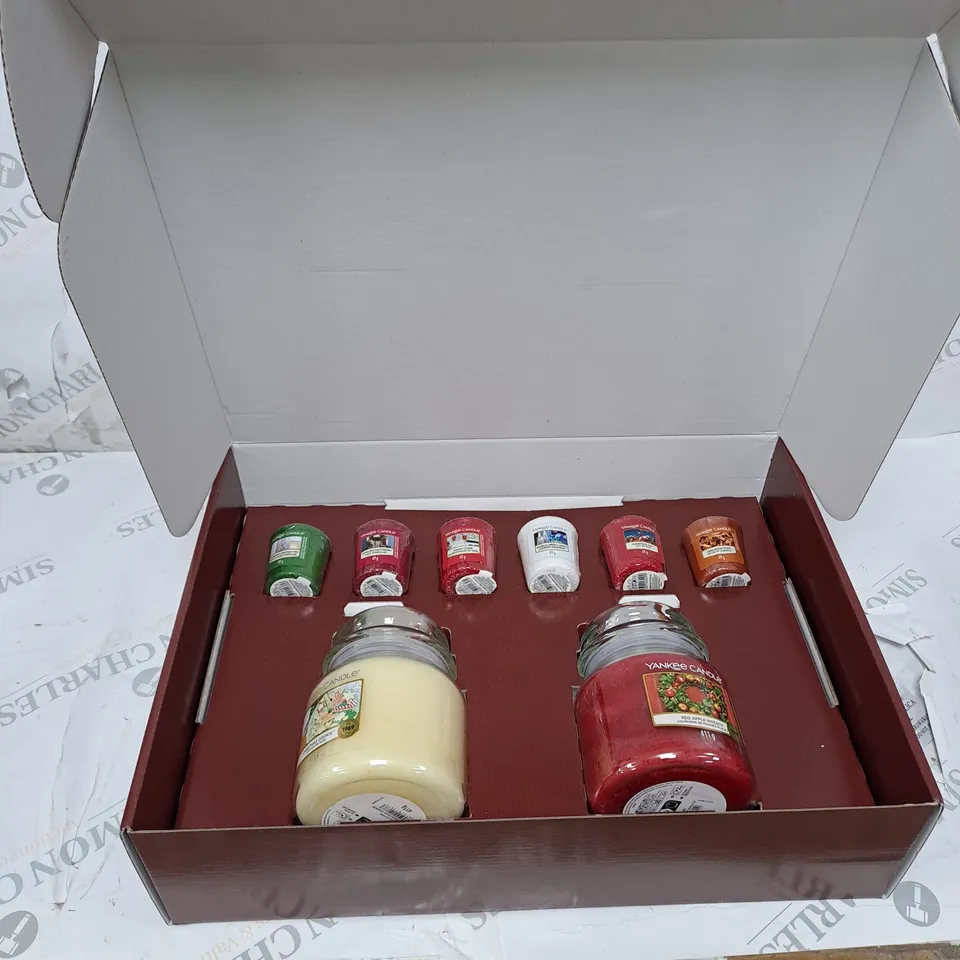 BOXED YANKEE CANDLE GIFT SET 