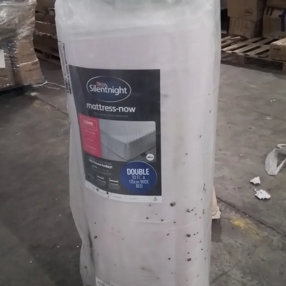 QUALITY ROLLED MATTRESS SILENTNIGHT MEMORY FOAM MATTRESS DOUBLE 