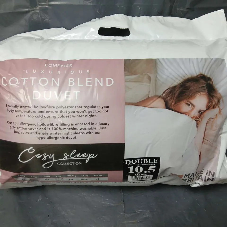 COMFYTEX COTTON BLEND DUVET DOUBLE (10.5tog)