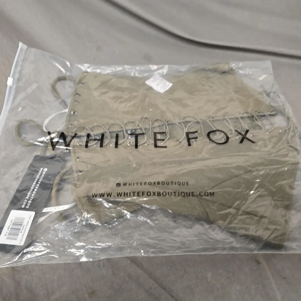 WHITE FOX BOUTIQUE SUEDE BUSTIER - SMALL