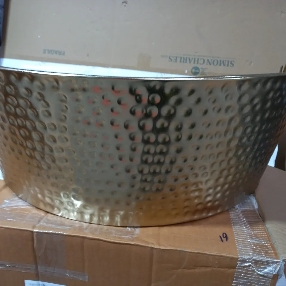 K BY KELLY HOPPEN HAMMERED METAL TREE SKIRT