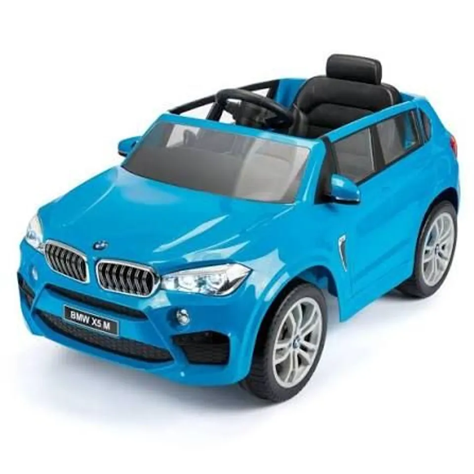 BOXED XOOTZ BLUE KIDS BMW X5 ELECTRIC RIDE-ON 12V RRP £349.99