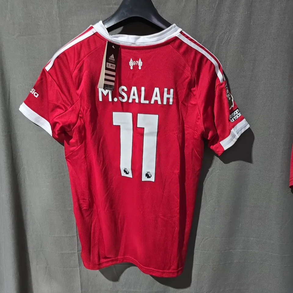 LIVERPOOL FC MEN'S HOME SHIRT + SHORTS + SOCKS SALAH 11 – RED ADIDAS OFFICIAL LICENSED PRODUCT