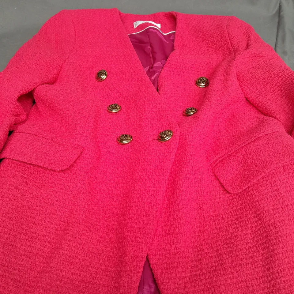 HELENE BERMAN LONDON PINK BLAZER - SIZE 12
