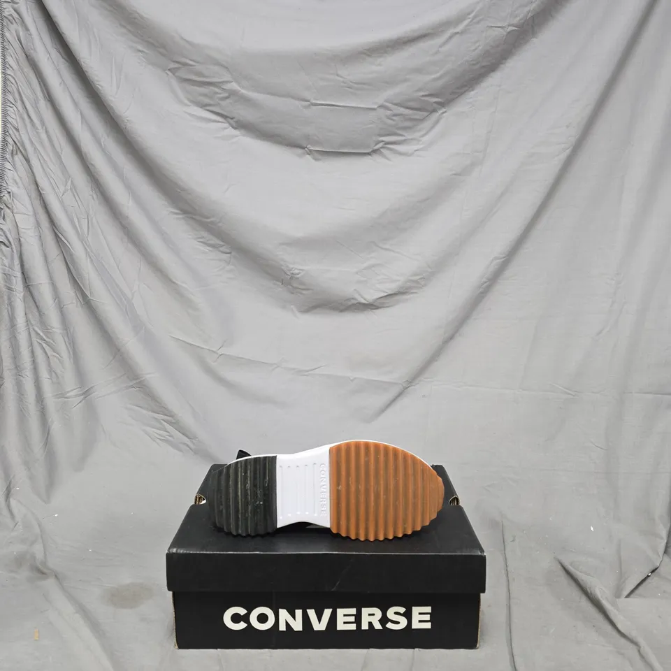 CONVERSE CHUCK TAYLOR HIGH-TOP SNEAKERS, BLACK/WHITE SIZE 5